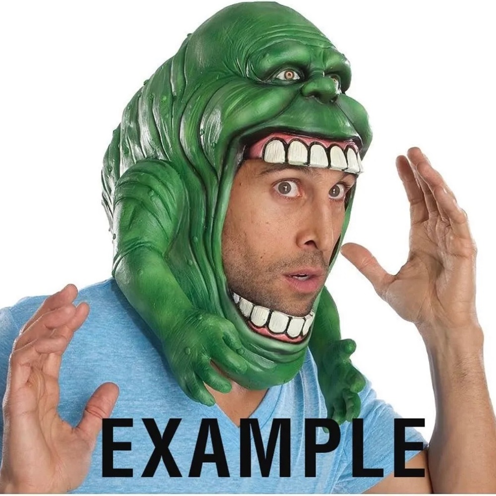 Ghostbusters Slimer Costume Headpiece Adult